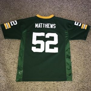 Green Bay Packers Clay Matthews Youth Jersey
